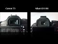 Nikon D3100 vs Canon T3 Rebel