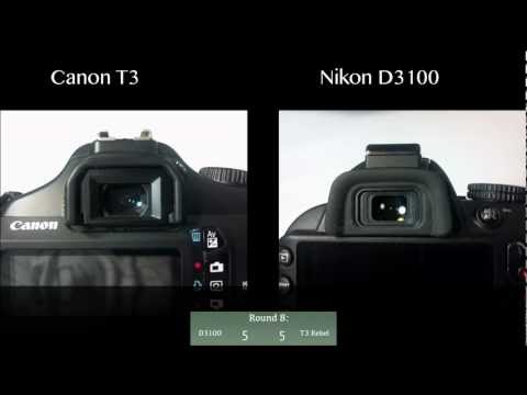 Nikon D3100 vs Canon T3 Rebel