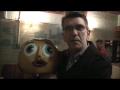 Mike Joyce from the Smiths with the Frank Sidebottom Head Mike Joyce from the Smiths with the Frank Sidebottom Head