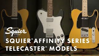 Exploring The Squier Affinity Series Telecaster Models | Fender