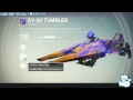 Destiny: How To Get The NEW Stunt Vehicle - EV-30 Tumbler (Gift From Bungie) Tricks & Stunts Sparrow