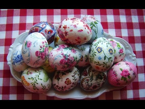 Красивое пасхальное яйцо своими руками