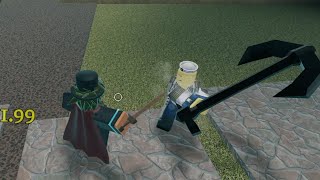 Soloing Sailord In Pilgrammed With A Wooden Dagger.