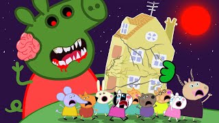 Peppa Zombie Apocalypse, Zombies Appear At The Palace 🧟‍♀️ | Peppa Pig Funny Animation