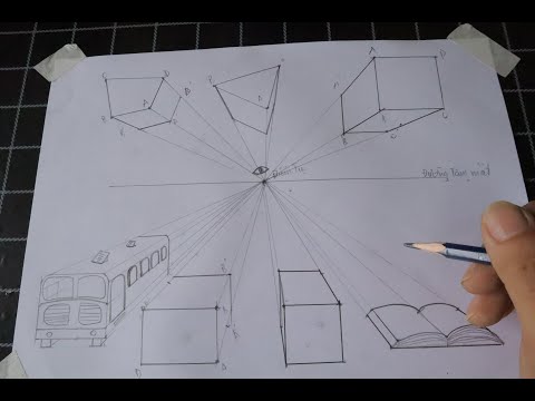 Mĩ Thuật 6 bài 3 | Luật Xa Gần | Hướng dẫn vẽ đồ vật theo Luật Xa Gần | Cách vẽ hình khối |CenterART