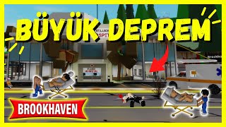 🌆BÜYÜK DEPREM🧑‍⚕️DOKTOR ECE İNSANLARI KURTARIYOR🤝ROBLOX Brookhaven RP🏡