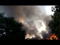 La piscine de Valenciennes victime d'un violent incendie 17/09/2014
