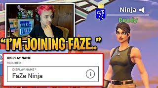 Ninja Wants to Join FaZe After Luminosity Contract | Fortnite Best Moments