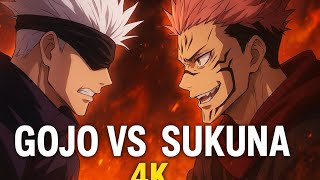 Gojo Vs Sukuna Full Fan Animation 4K Jujutsu Kaisen Epic Fight