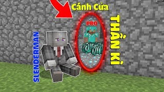 KHÁM PHÁ BÊN TRONG CÁNH CỬA THẦN KÌ CÓ KIM CƯƠNG VÔ HẠN CỦA PRO TRONG MCPE | Thử Thách SlenderMan
