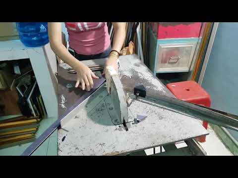 Hướng dẫn cắt khung hình size 13x18