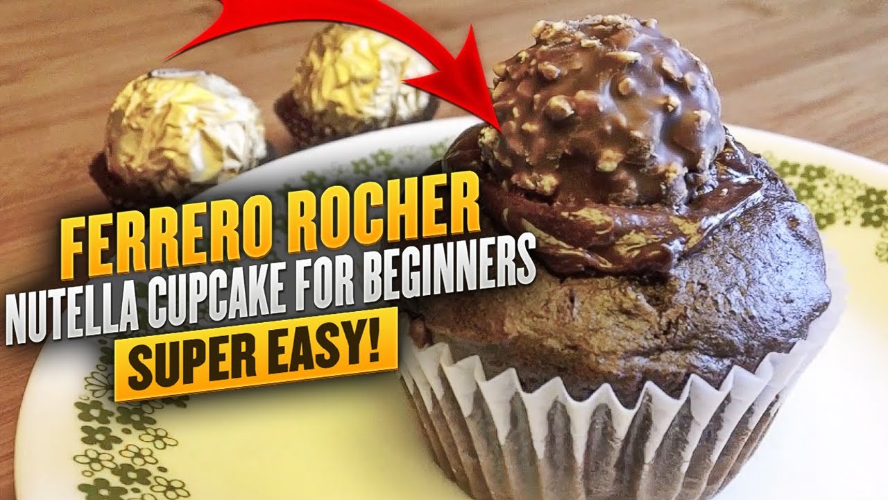 Ferrero Rocher Mini Cupcakes