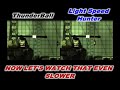 Slow motion.ThunderBall versus the Light Speed Nocking System