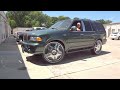 WORLD'S 1ST LINCOLN NAVIGATOR ON 30" DUB CREAM SPINS