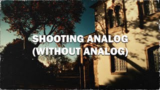 Shooting Analog... Without Analog | DEHANCER PRO