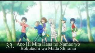 my top 50 anime 2000 ~ 2011