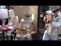 Robot Street Musicians Performing Daft Punk's "Giorgio by Moroder" and "Get Lucky" (N3K Trio)
