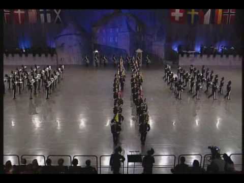 From the Norwegian Military Tattoo 2004 His majesty the kings guard band and 