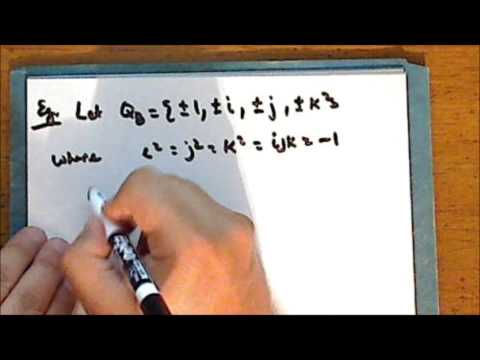 Will Quaternion group of order 8