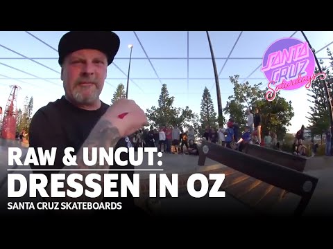 FASTEST SKATER EVER?! Eric Dressen BLAZES Through OZ: RAW & UNCUT | Santa Cruz Skateboards