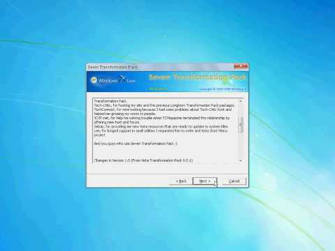 Windows 7 Vienna Transformation Pack Download
