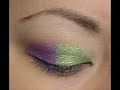 Green and Purple Eyeshadow