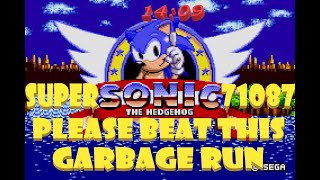 Sonic The Hedgehog 1 - Speedrun Glitchless In 1409 Igt Old Pb