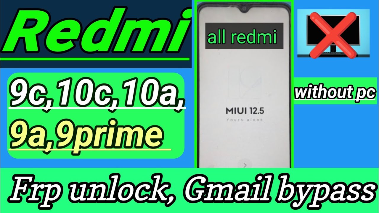 redmi 9c/10c frp/gmail bypass/without PC new trick | redmi 9c/10c frp/gmail bypass/without PC new trick |