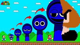 Everything Turns To Evolution Of Sprunki Jevin When Mario Touches It