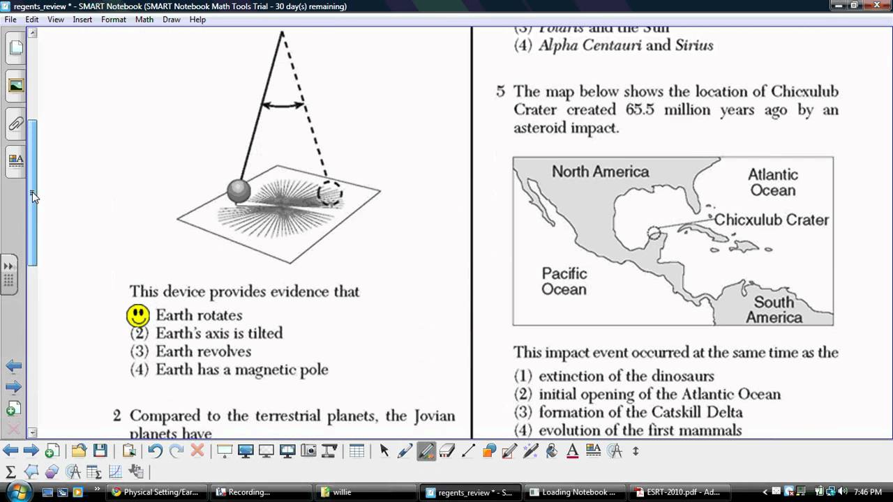 Earth Science Regents Exam june2010_intro_and_questions1_7.wmv YouTube