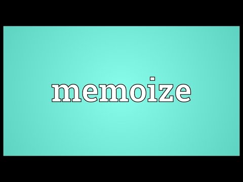 Header of Memoize
