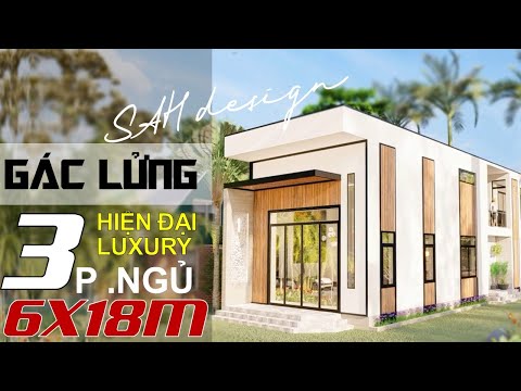 Thiết Kế Nhà Gác Lửng Rẻ và Đẹp nhất - Đỉnh cao Nhà cấp 4 giá rẻ |#SAH