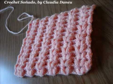 MIMETIC CROCHETED RIBBING STITCH / PUNTO EL?STICO CROCHET ...