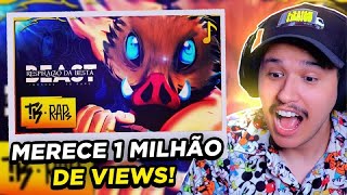 React Respiração Da Besta Inosuke Hashibira Tk Raps Ft. Voice Makers
