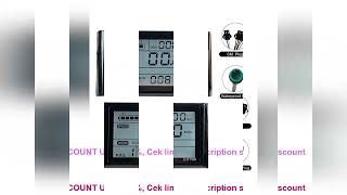 Sw900 Electric Scooter Lcd Display Meter Control Panel 5Pin 243648V E-Bike Bicycle Liquid Crystal
