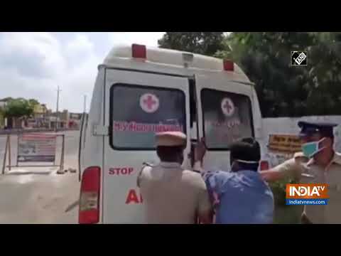 Watch: TN Police put lockdown violators in ambulance with fake COVID-19 patient