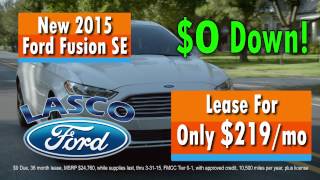 2015 Ford Fusion SE Lease Deal at Lasco Ford in Fenton, MI 48430