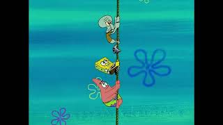 Spongebob Patrick And Squidward Climbing Rope For Every Few Inches For 10 Hours