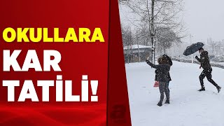 İstanbul Valiliği'nden flaş açıklama: Beklenen kar yağışı nedeniyle okullar tati