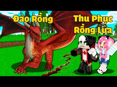 REDHOOD THỬ THÁCH SINH TỒN THẾ GIỚI RỒNG TRONG MINECRAFT TẬP 2*MỀU THU PHỤC RỒNG LỬA SIÊU MẠNH MCPE