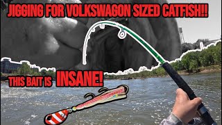 Jigging For Volkswagen Sized Catfish In A Fast River