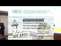 ICCE 2019 Bodong CHEN - Creating Conditions for Knowledge Building for the Public Good