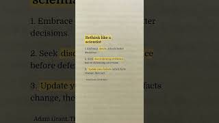 3 Steps To Rethink Like A Scientist