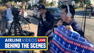 Behind the Scenes of Airline Videos Live at LAX