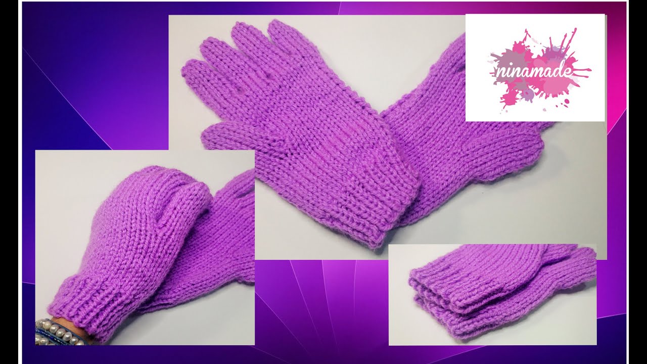 comment tricoter gants avec 4 aiguilles