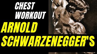 ARNOLD SCHWARZENEGGER'S EARLY CONTEST BODY BUILDING DAYS. Chest dayt#workout #fit #fitness