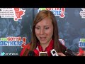 Media Scrum Page Playoff 1-2 - 2014 Ford World Women's Curling Championship