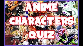 Anime Characters Quiz