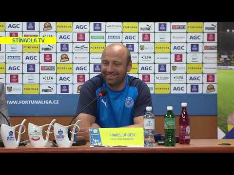 Tiskov konference domcho tmu po utkn Teplice - Mlad Boleslav (18.9.2019)