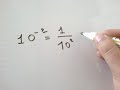 حساب قوى اعداد ذات اس سالب او موجب